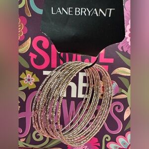 Lane Bryant Gold and Silver Multi-Strand Bracelet